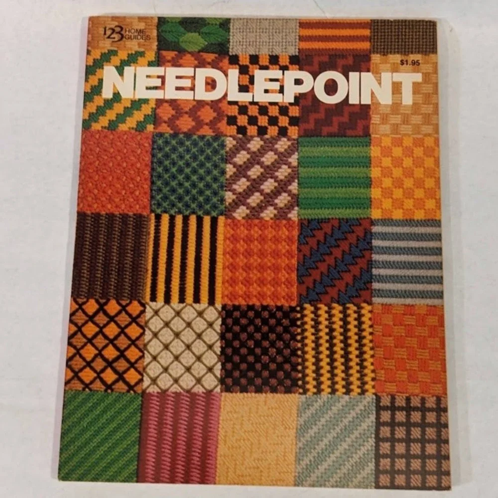 Vintage 1978 Needlepoint Book Dixie Dean Trainer 123 Home Guides Craft Projects